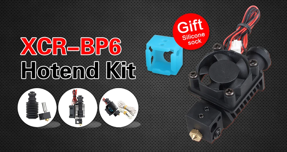 LERDGE 3D принтер BP6 Hotend комплект J-head экструдер части 0,4 мм 1,75 мм сопло высокая температура и низкая температура Замена V6 аксессуары