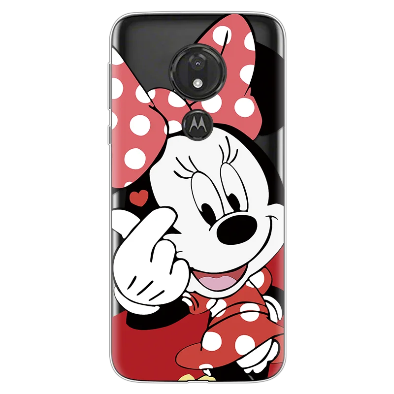 mnbx Мультяшная пара для Coque Motorola Moto G7 Play Plus чехол мягкий, роскошный, из ТПУ Модный чехол для телефона для Motorola G7 power Cover - Цвет: mnbx