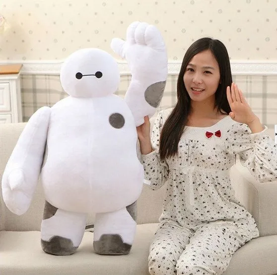 Новинка 2016 большой герой 6 Baymax плюшевая кукла игрушка робот 18 40 см оптовая продажа