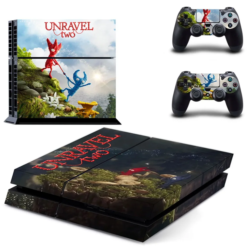 Игровая станция 4 наклейка для PS4 разворачивает две наклейки Для приставка Сони