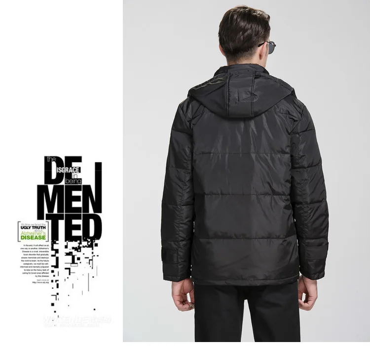 Мужское пальто куртка пуховик теплая зимняя-20 градусов одежда верхняя