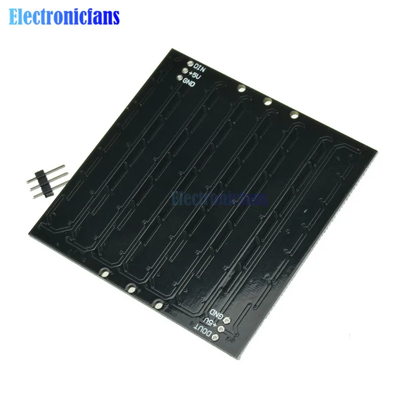 8*8 64 светодиодный s 5050 RGB WS2812 WS2812B полноцветная Гибкая Светодиодная панель