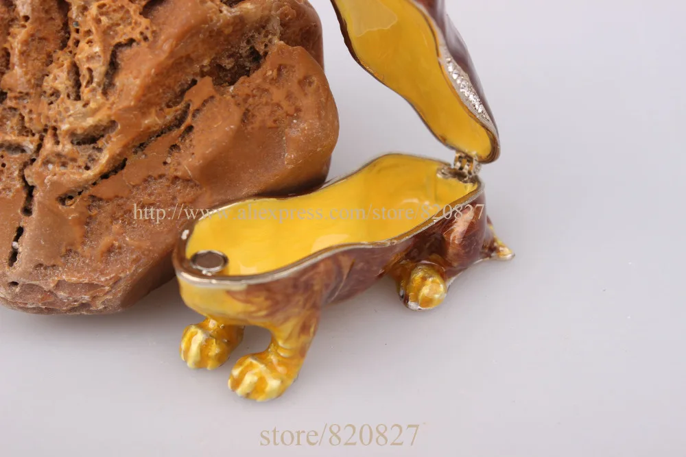 Такса собака ювелирные изделия кристалл безделушка щенок коллекционный