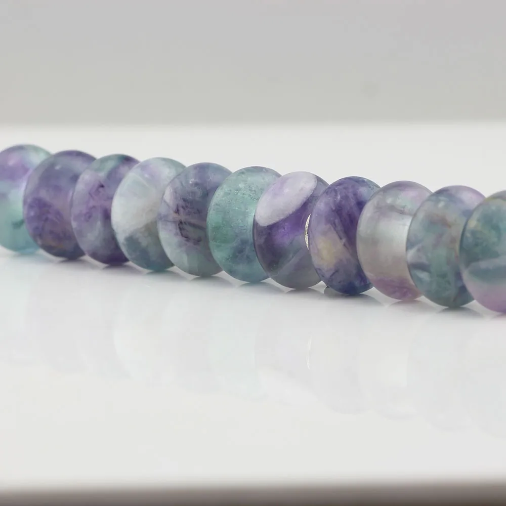 DIY Jewelry 925 Sterling Silver Natural colorful plane stone beads Charm Bead Fit European Troll Bracelet Making | Украшения и
