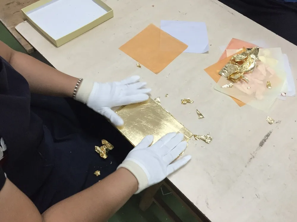 Шерсть и хлопок перчатки бамбуковые клипсы для золочения 100% антистатические 4 шт.