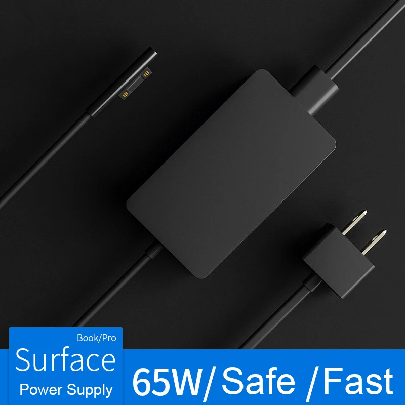 Адаптер питания 65 Вт 15 в 4 а для ноутбука Microsoft Surface Book Pro 3 и (2017) с USB зарядкой 5 1
