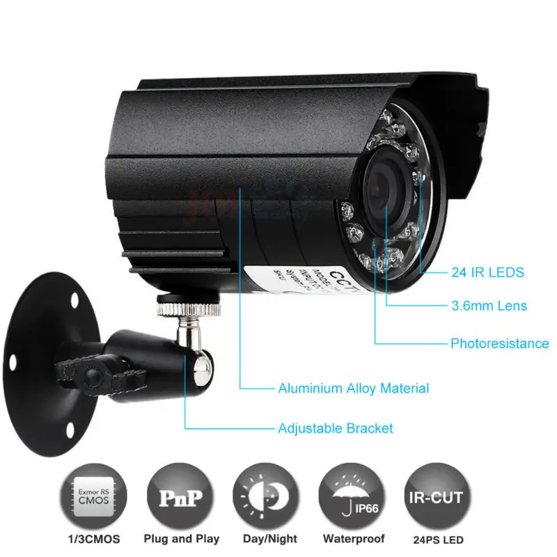 8-канальный сетевой видеорегистратор wifi DVR на открытом воздухе домашнее видеонаблюдение Безопасность ИК Камера Системы DIY 8CH комплект видеонаблюдения iphone android удаленного мониторинга