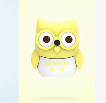 Owl yellow Kawaii Автоматическая точилка для карандашей в виде совы и животных, машина для резки карандашей, лучший подарок на день рождения, школьные канцелярские принадлежности - Цвет: Owl yellow