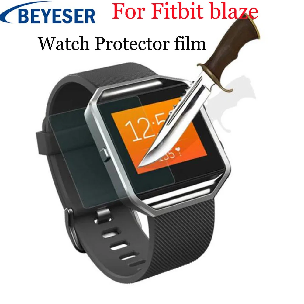Закаленная пленка для часов fitbit blaze чехол с полным покрытием стеклянная Защитная