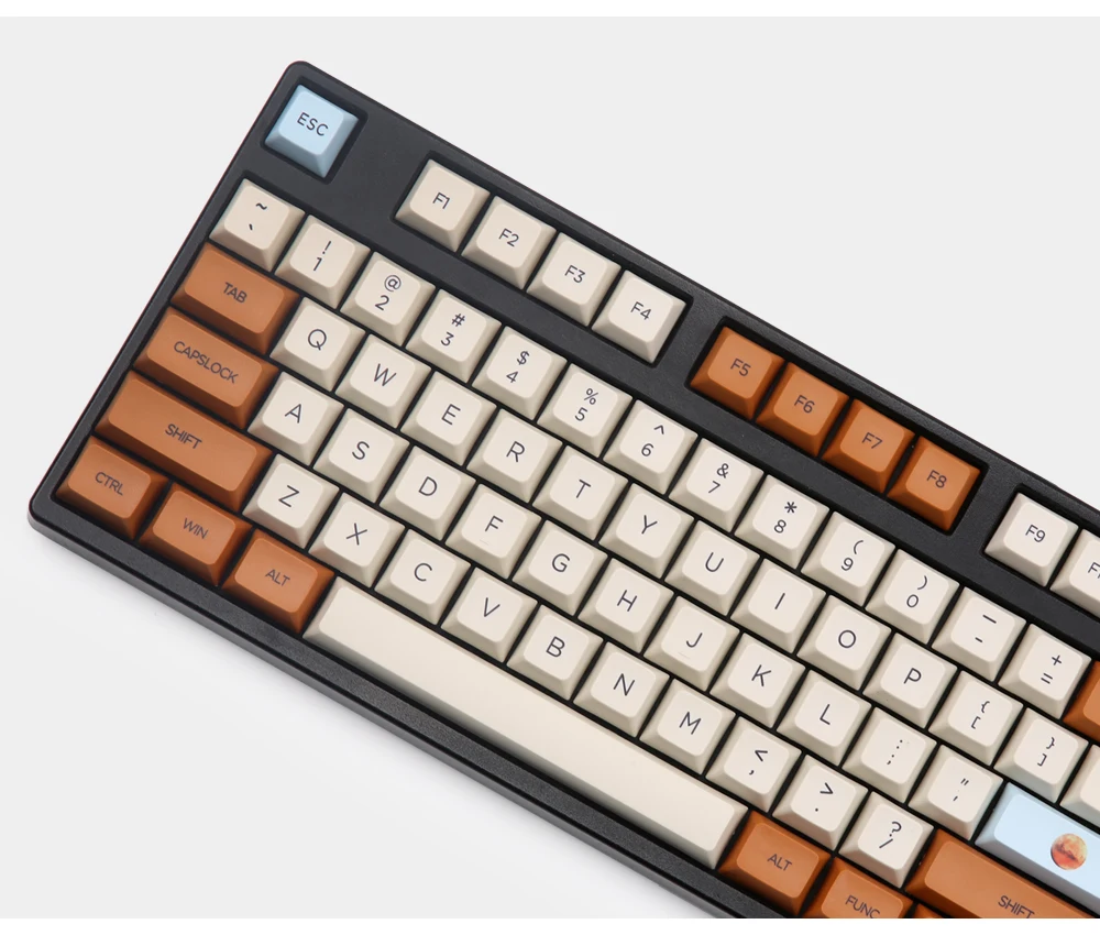 Xda profile 165 клавиш pbt materila совместим с механической клавиатурой cherry mx