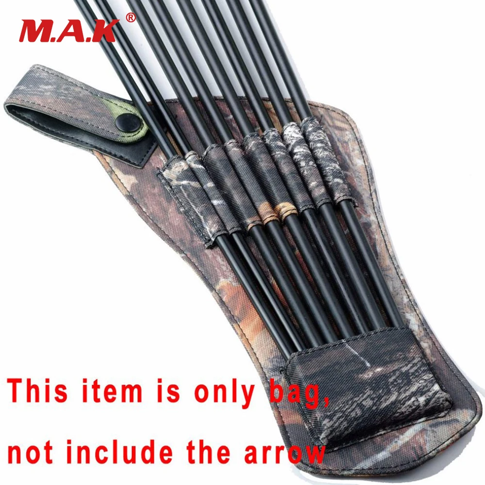 

Waterproof Oxford Cloth Arrow Quiver with Bionic Camo Color and 8 Arrow Slot of Archery Supplies for Hunting/Shooting