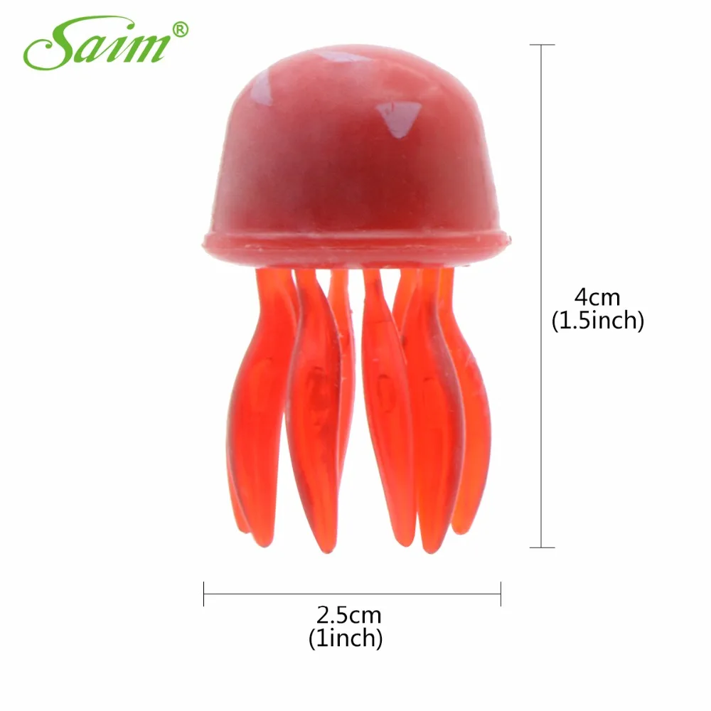 5 шт. искусственные Медузы для аквариума 1 дюйма|fish tank jellyfish|decoration fish tankaquarium resin |