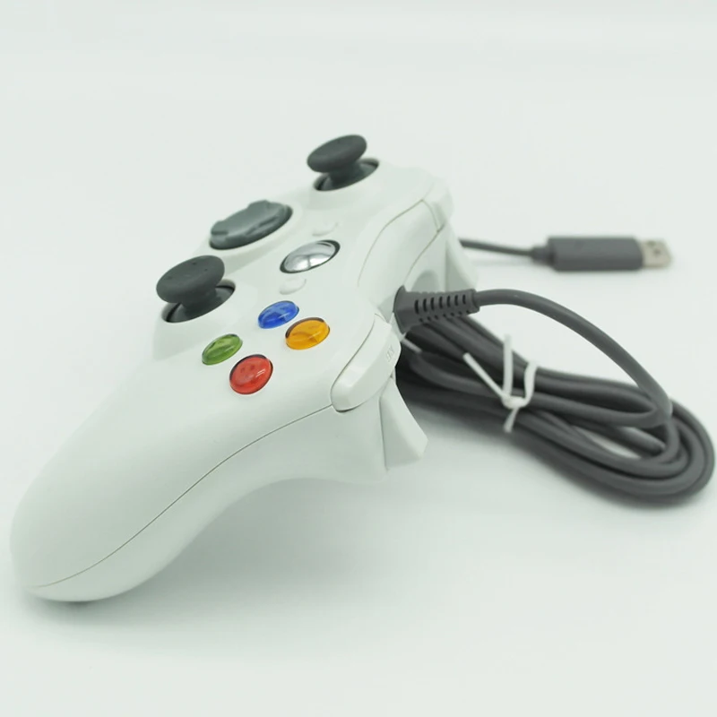USB проводной геймпад для Xbox 360 контроллер Джойстик для официальный Microsoft ПК контроллер для Win98/Me/2000/Xp/Win7