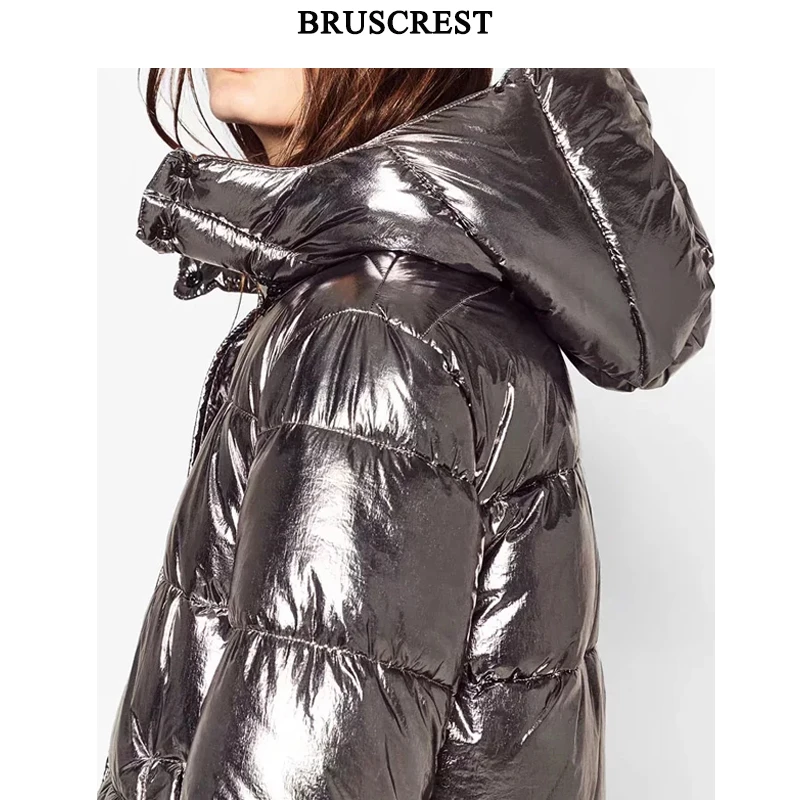 Зимняя куртка женские пальто silver вниз корейской моды womesn одежда на молнии Куртки
