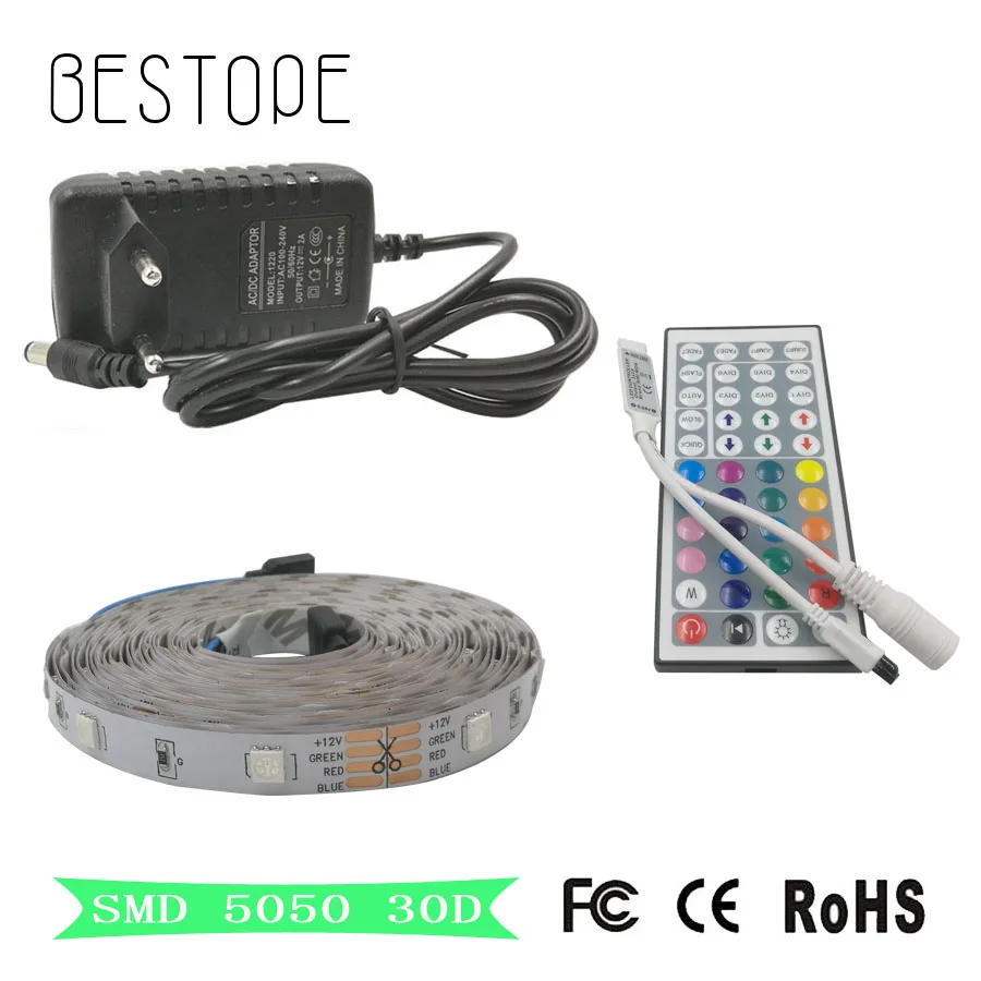 5M 5050 цветных (RGB) светодиодных лент fita de светодиодная лента диод корма tiras лампада