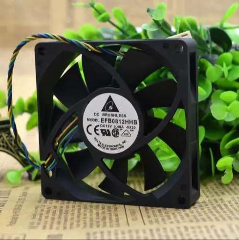 

Delta EFB0812HHB 12V 80*80*15mm 0.4A 4-line PWM intelligent temperature control cooling fan