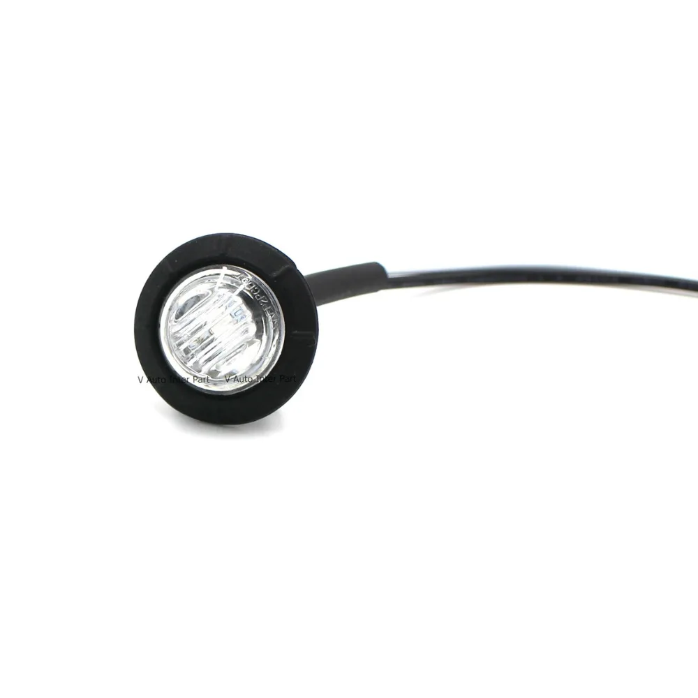 Tkeapl THTMH 100X Мини Янтарный 3/4 &quot0 75 дюймов Круглая Бортовая 3 Светодиодный Маркер