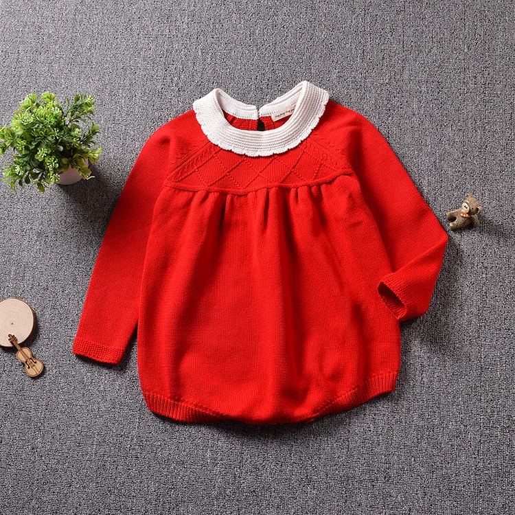 Детские вязаные комбинезоны Комбинезон для девочек roupas de bebe Шерстяной детский