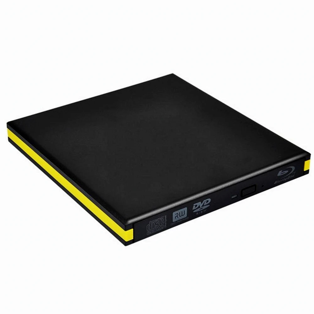 Черный тонкий внешний привод USB 3 0 BD Blu Ray DVD +/-RW +/-DL CD записывающее устройство для