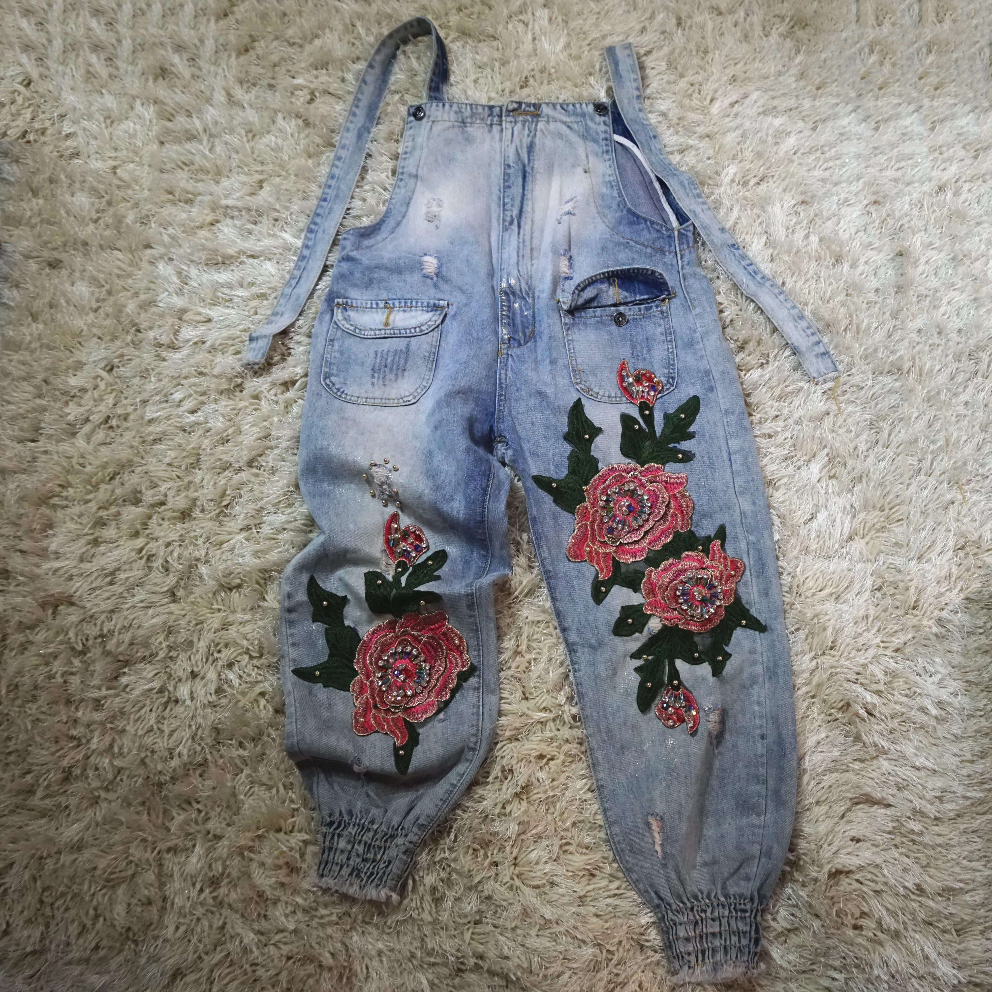 Винтажный Свободный комбинезон без рукавов с открытой спинкой Осенний женский