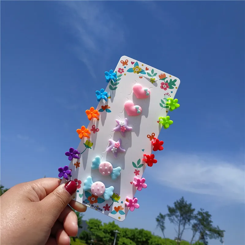 9 пар нейлоновая эластичная резинка для волос и заколки резиновая шляпа с