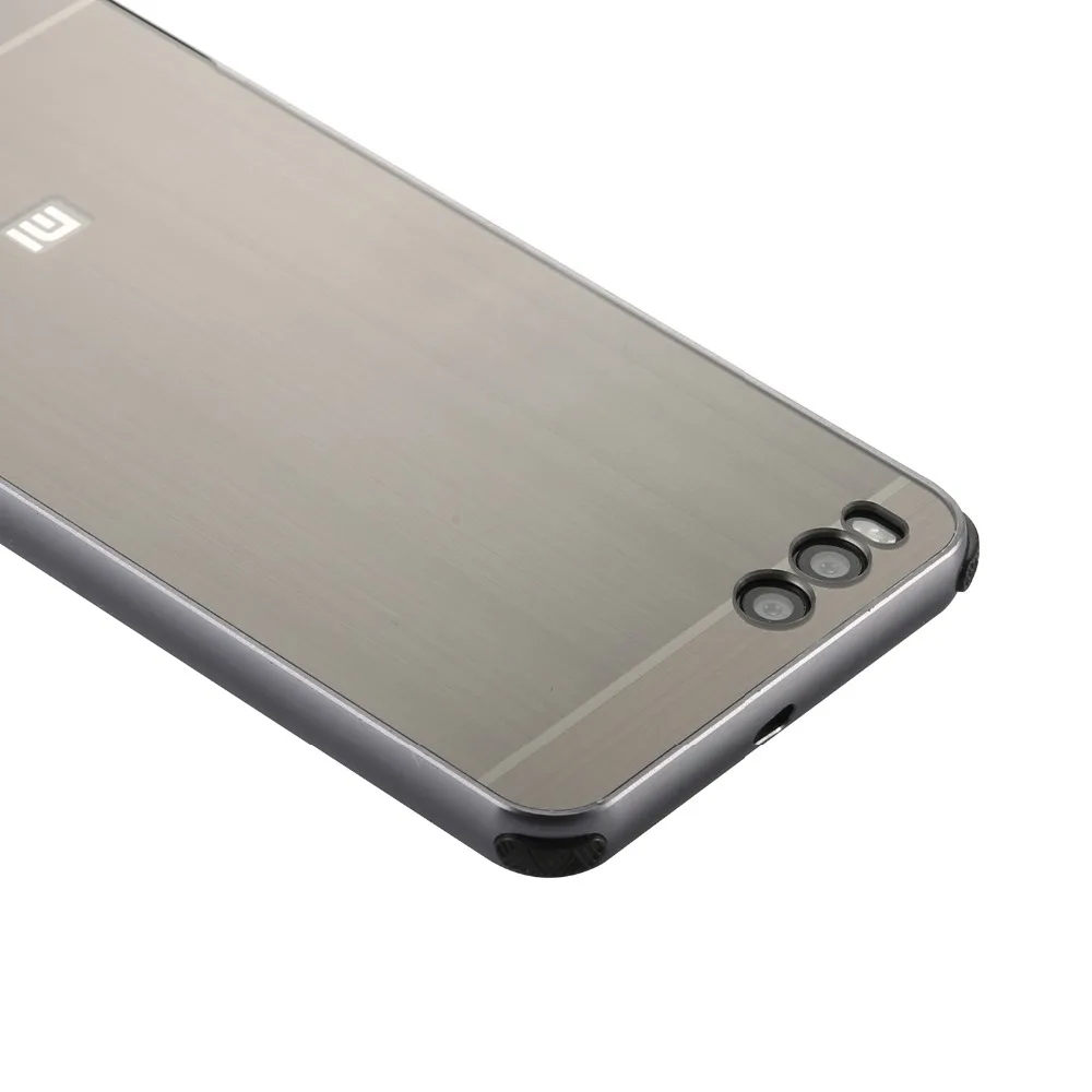 Для Xiaomi Mi Note 3 Чехол Броня Гибридный Матовый Алюминиевый металлический бампер