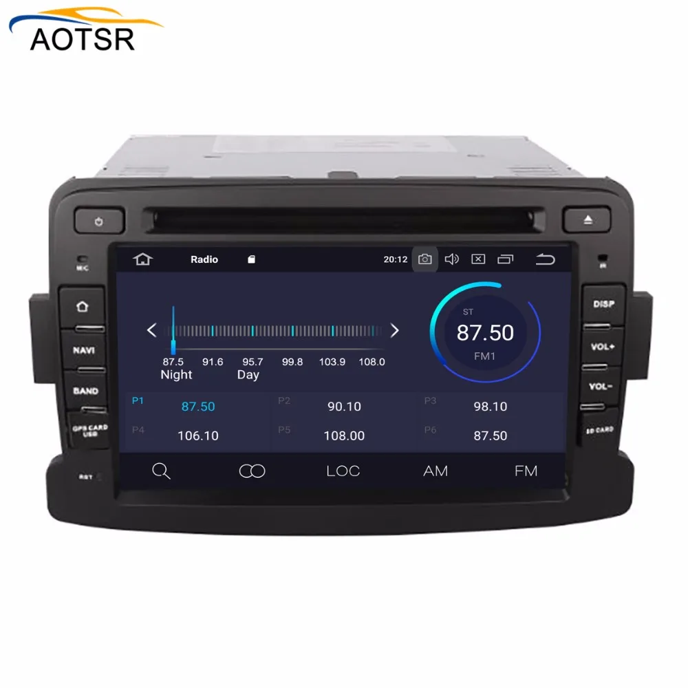 Автомобильный мультимедийный dvd плеер IPS Android 9 0 головное устройство для Renault Duster