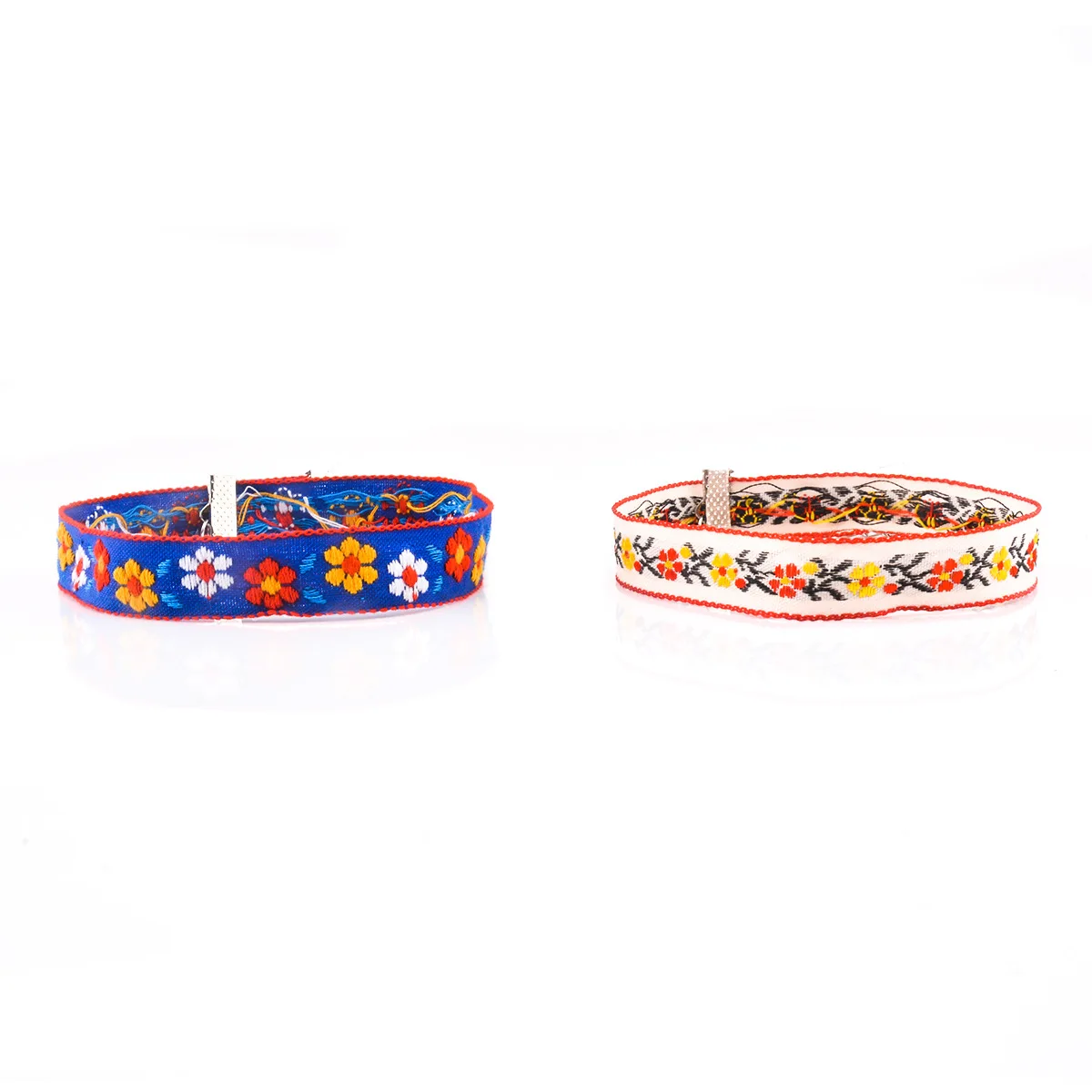 1pcs Choker New Fashion Embroidery Collar Necklace Harajuku PU Leather chockers Women's Fabric Collier N1057 | Украшения и