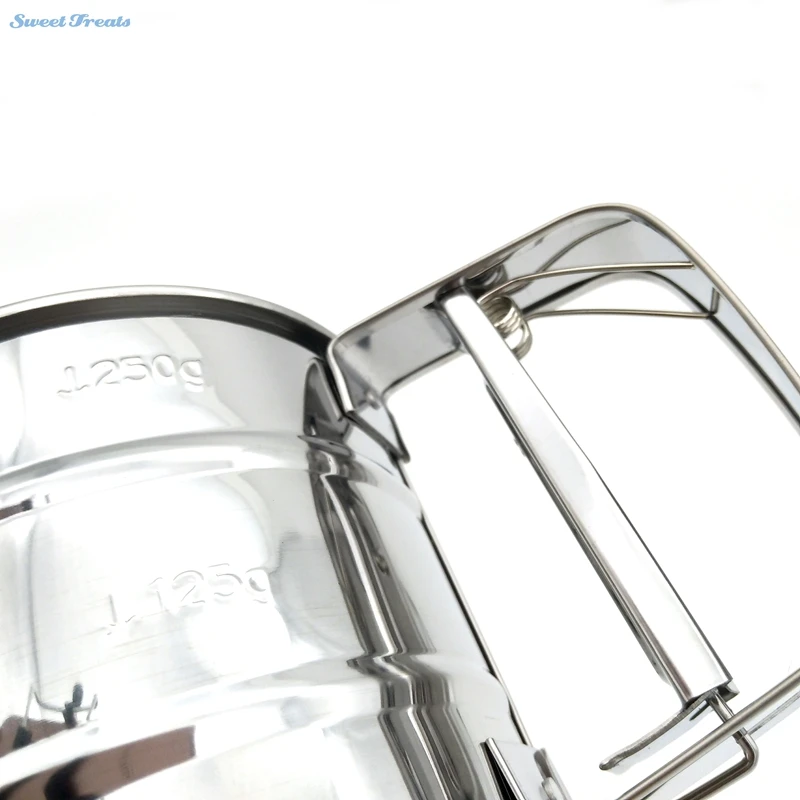 Сито/сито для муки из нержавеющей стали с 3 чашками отлично подходит просеивания