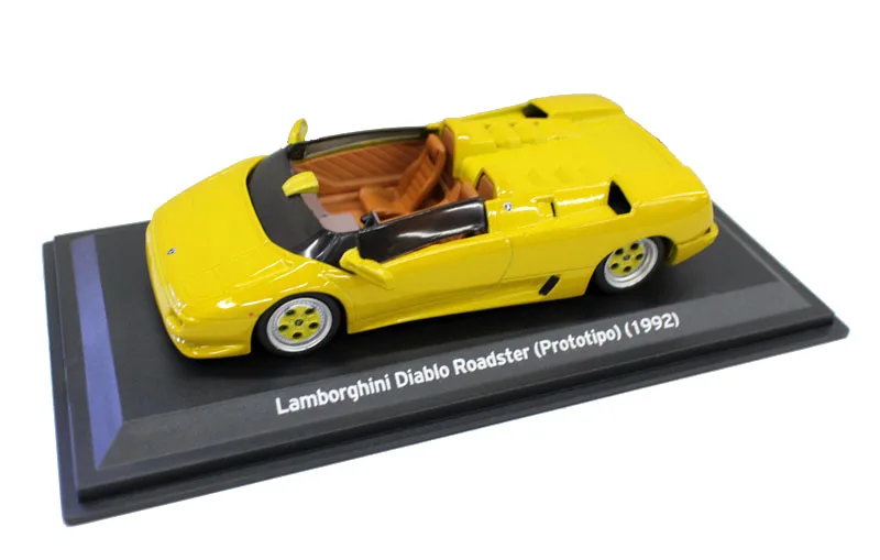 Литая игрушка модель 1:43 Lambor ghini Dia blo Roadster 1992 спортивного гоночного автомобиля для