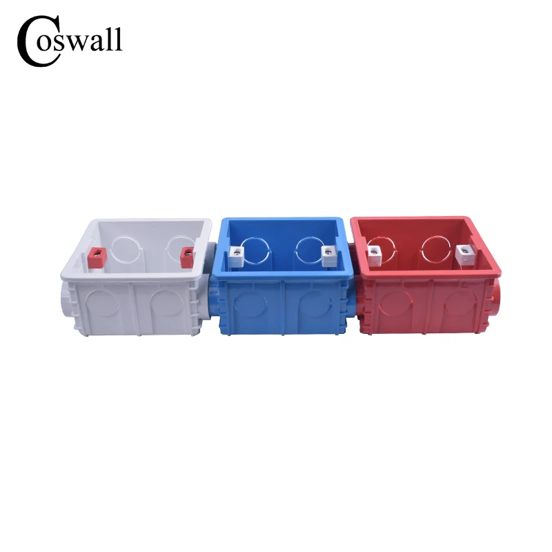 Coswall супер качество новый дизайн распределительная коробка для монтажа в стену