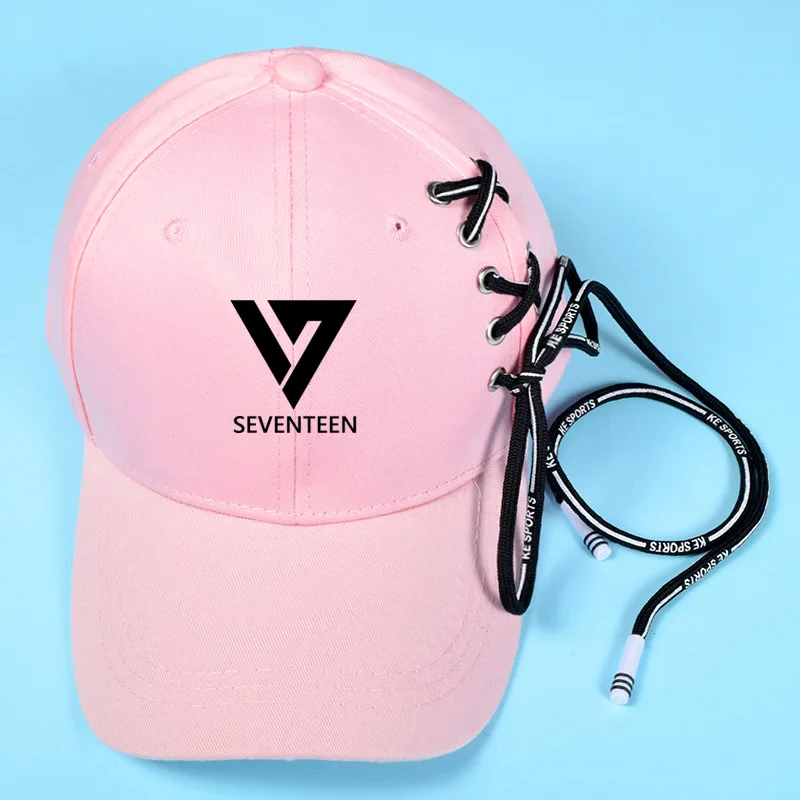 Мода Kpop аксессуары GOT7 BLACKPINK EXO дважды Seventeen; Кей-Поп Бейсболка для улицы Snapback HatsMen/женщины хип-хоп Trucker Кепки