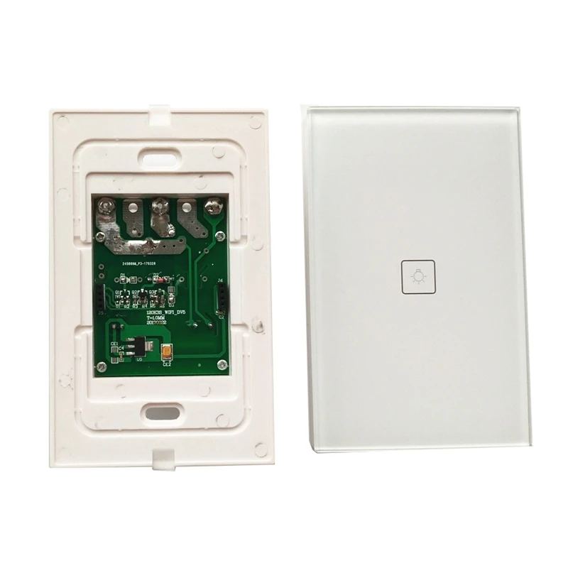 Сенсорный экран Wifi Smart Switch стеновые выключатель света Беспроводной нам