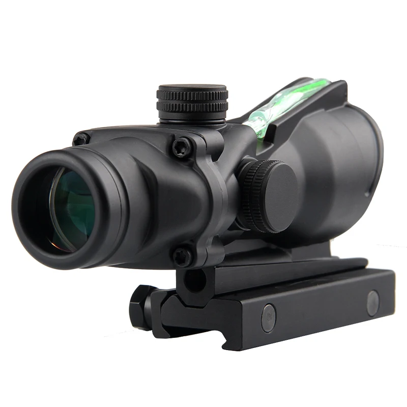 Тактический прицел оптический прицел Красная Зеленая Ткань ACOG 4X32 с RMR dot для страйкбола, охоты, стрельбы оптический RL6-0058