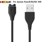 Черный USB-кабель для зарядки и передачи данных для Garmin fenix 5 5S 5X Forerunner 935, компактный и легкий дизайн для умных часов