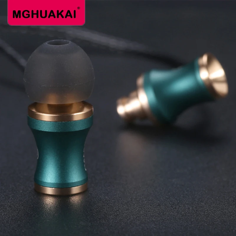 Новые зеленые in-ear металлические наушники набор для всей поверхности головы в