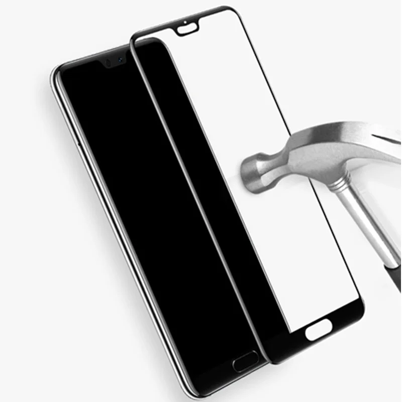 Полное покрытие закаленное стекло для HUAWEI p20 p 20 5 8 дюйма 9H экран защитный чехол