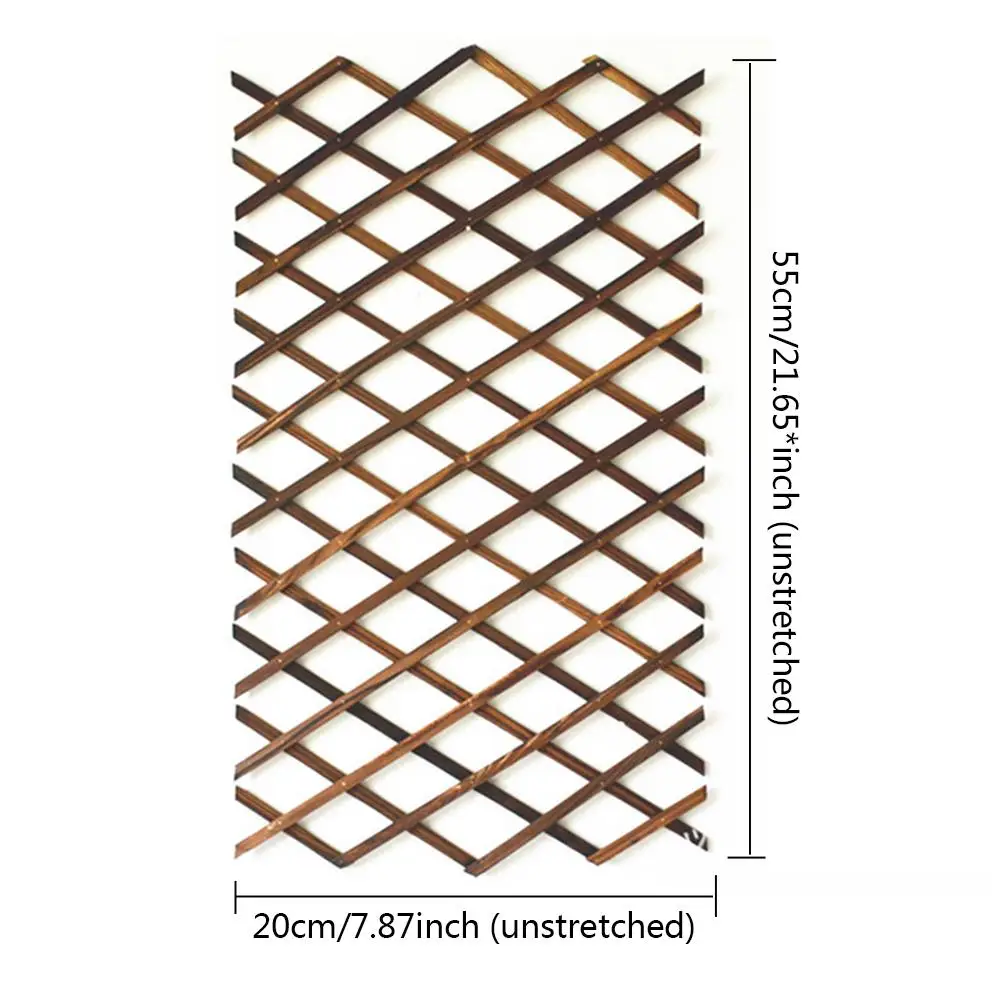 55cm Retractable Fence Extendable Instant Outdoor Wooden Garden Balcony Vine Frame Wedding Props Decoration | Дом и сад
