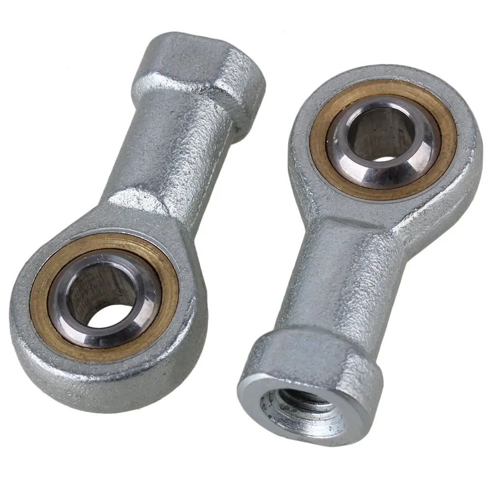 Silver 8mm Female Metric Left Hand Self Lubrication Threaded Rod End Joint Bearing Pack of 2 | Обустройство дома