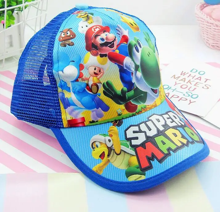 1 шт. мультяшная модная шляпа от солнца в стиле Super Mario Повседневная Бейсболка для