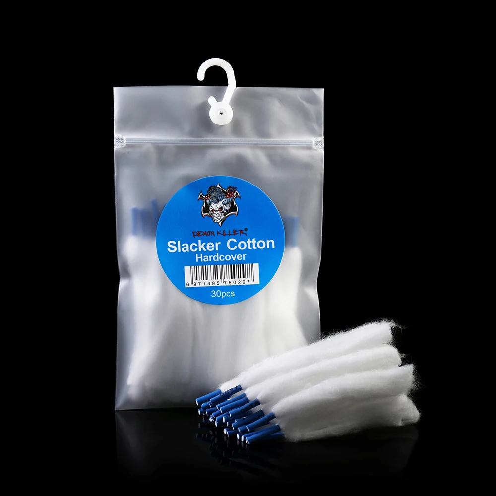 Vape хлопок оригинальный Demon Killer Slacker твердый переплет 30 шт. электронная сигарета