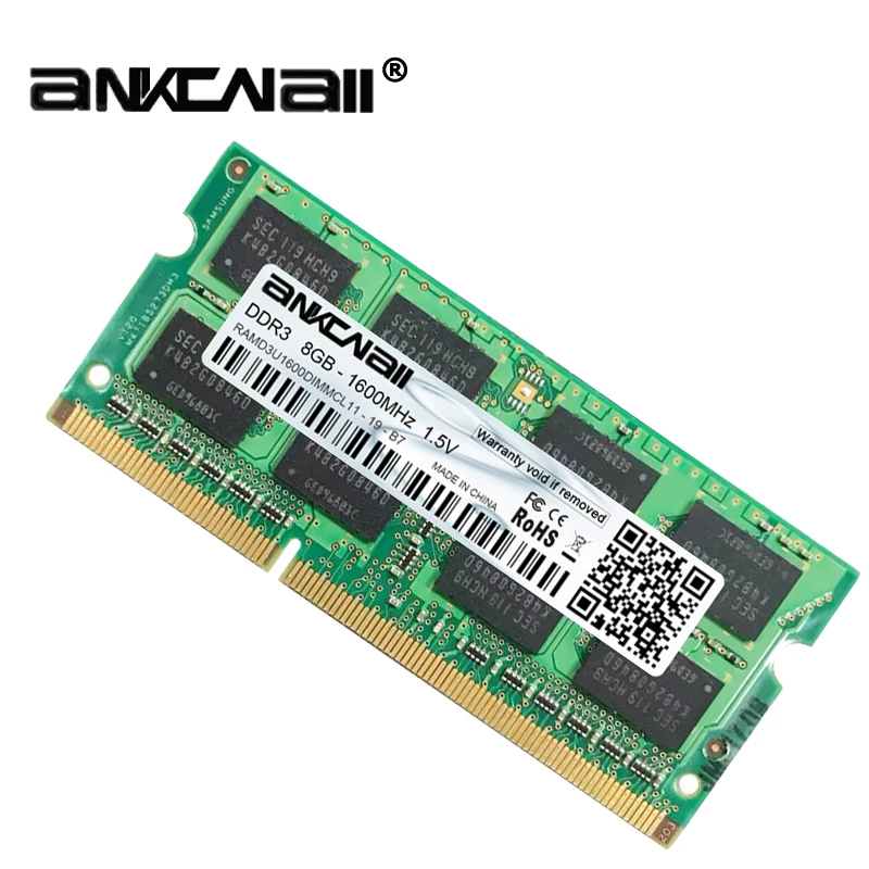 Оперативная Память DDR3L 8 Гб (2 шт. x ГБ) 1333 МГц 1600 память для ноутбука Intel DIMM 12800 в