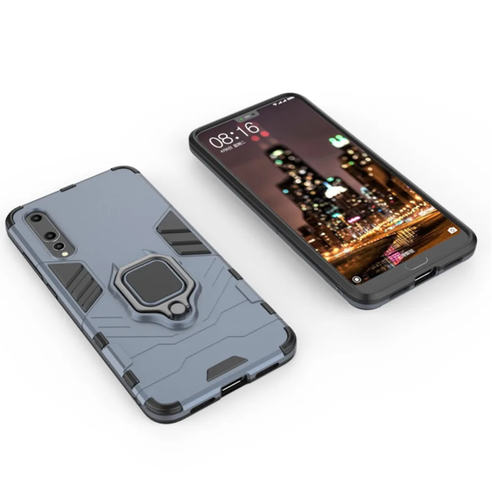 Защитный чехол с магнитным держателем для телефона Huawei P30 Pro подставка кольца на