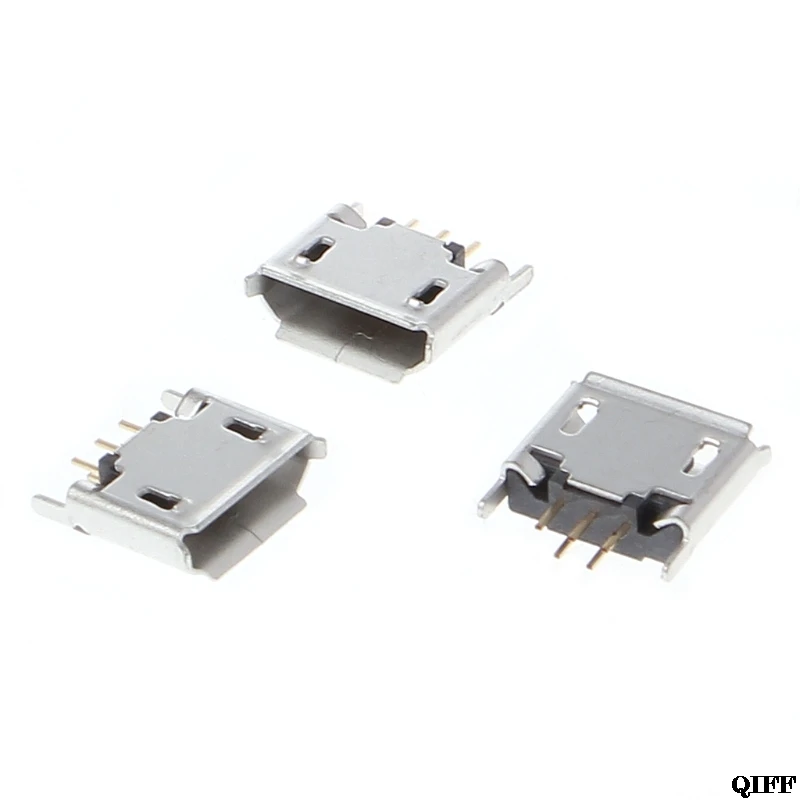 10Pcs Micro USB Type B Female Socket 180 Degree 5-Pin SMD SMT Soldering Jack Mar28 | Обустройство дома