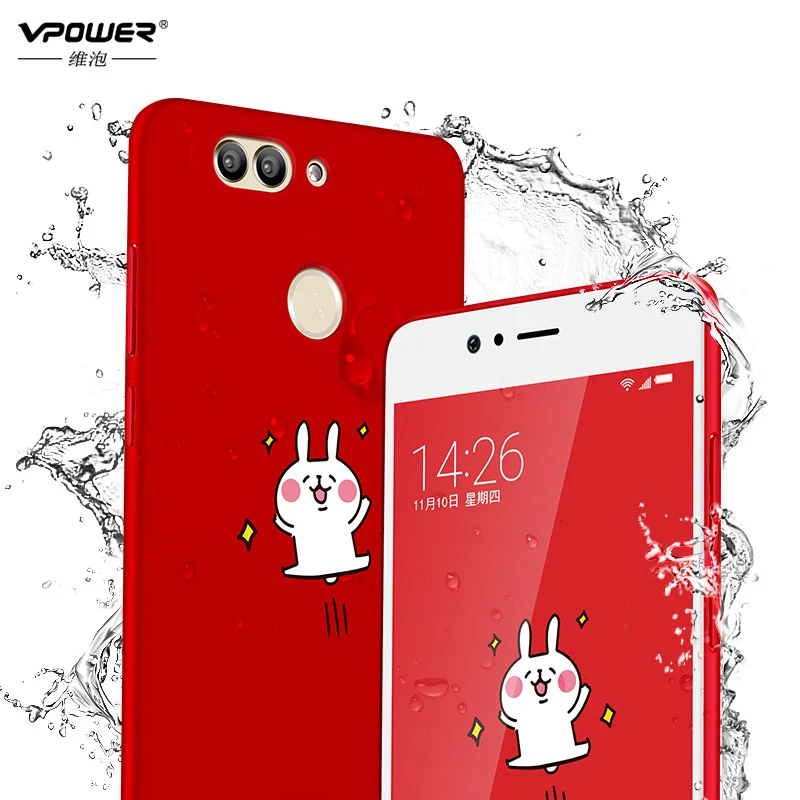 Vpower for Huawei Nova 2 2s case Painted cartoon cover huawei nova2 plus phone PC Case + Glass Screen Protector |