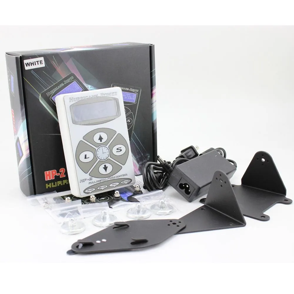 1 шт. Professional tattoo power Digital Hp-2 Татуировка источник питания белый поставка машинок для татуировки Yuelong shop