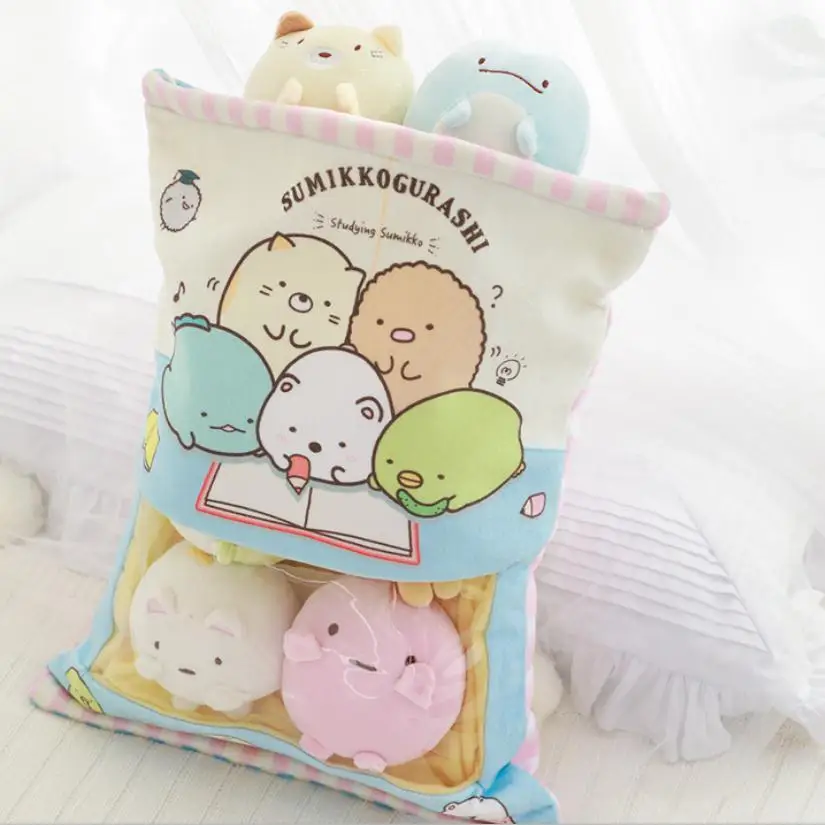 Плюшевая подушка Sumikko Gurashi 6 шт. мягкая с японской анимацией угловая кукла из