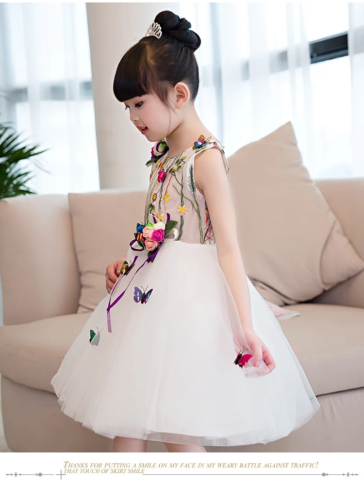 Summer Baby Girl Dress Flower Toddler Clothing Infant Party Pageant dresses for Little Girls Wedding | Детская одежда и обувь