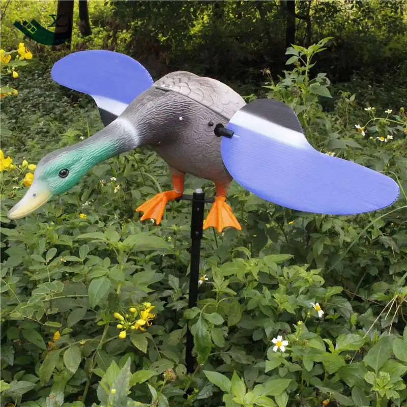 

Xilei New Arrival Wholesale Dc 6V Remote Control Pe Plastic Male Duck Decoy Duck Hunting With Magnet Spinning Wings