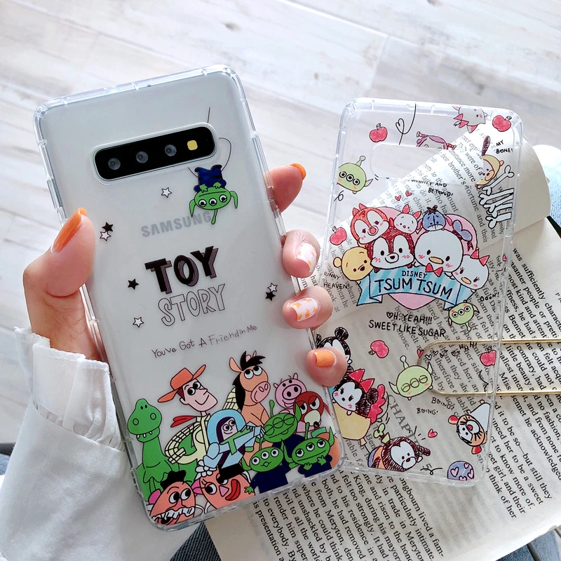 Сэм S10 плюс игрушечных монстриков защитный чехол для samsung galaxy note9 A8S A7 A9 2019 C9 pro